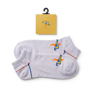 Man Socks Cotton Sailboat Embroidered - FENDI26/S2