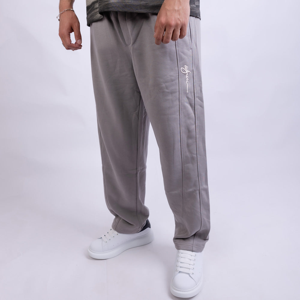 Wide Leg Cotton Sweatpants - GOSTEVO