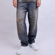 Wide Leg Denim Jeans - MIU
