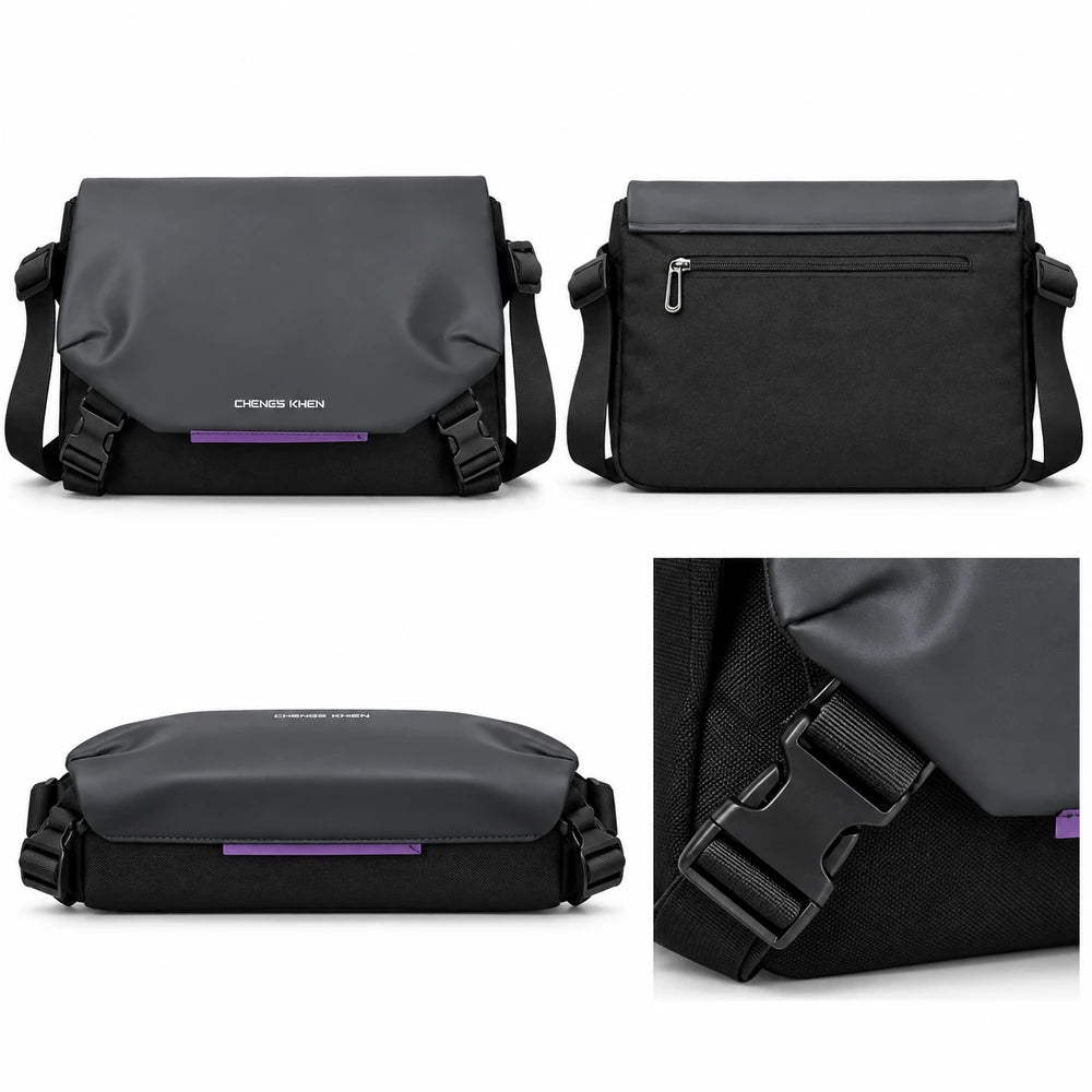 Modern Edge Flap Messenger Bag