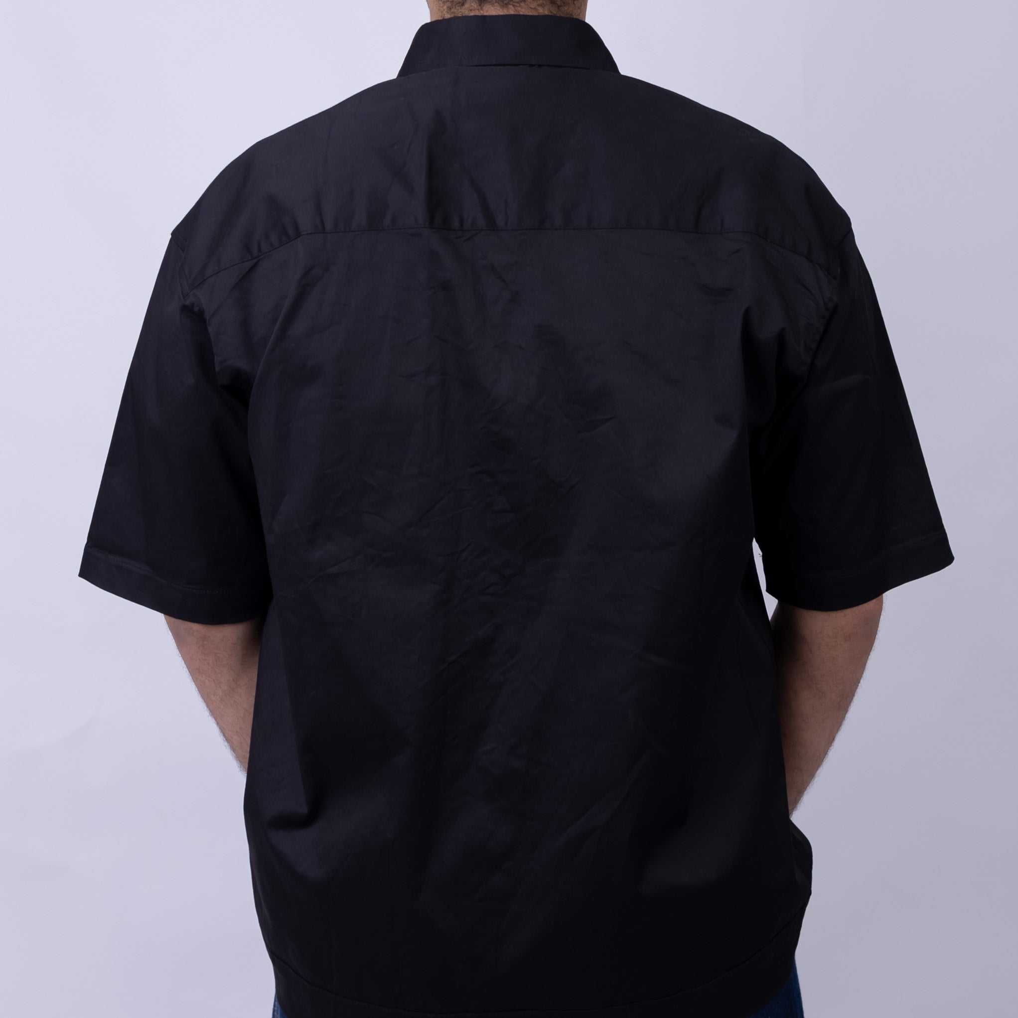 Oversized Cotton Short Sleeve Shirt for Men