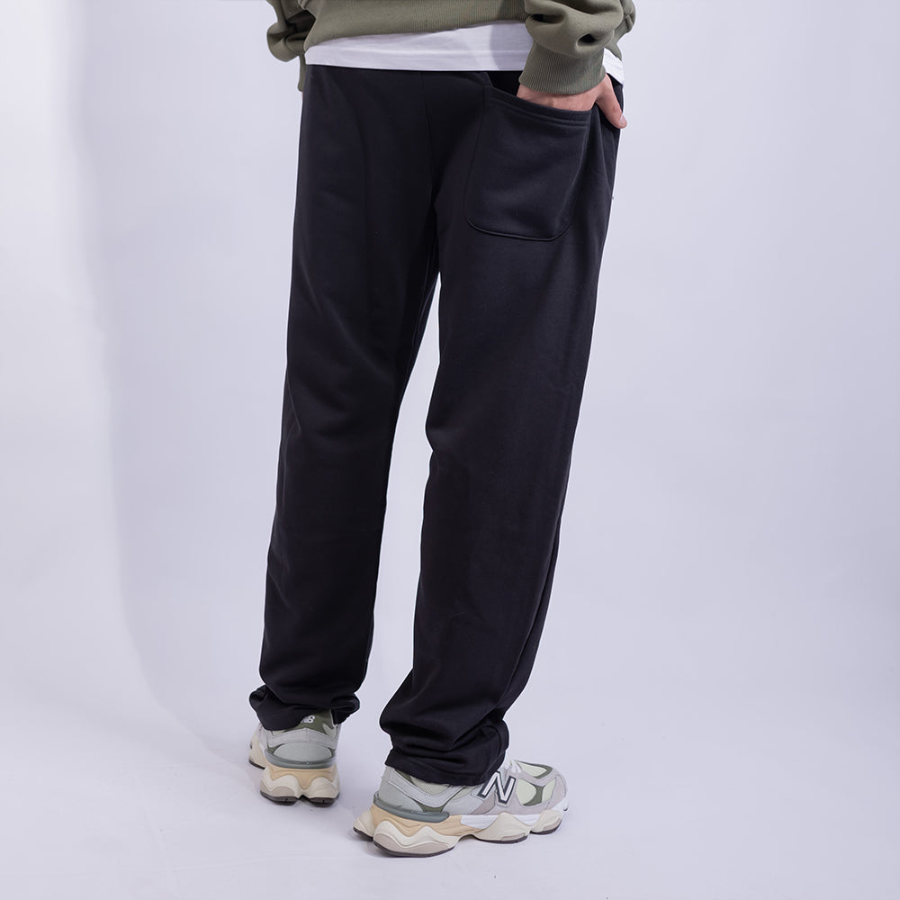 Wide Leg Relaxed Fleece Sweatpants - PRADA