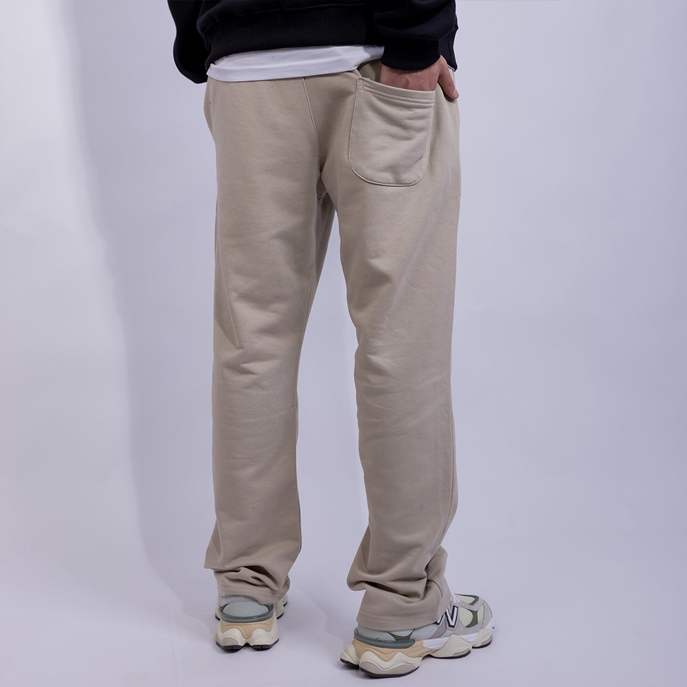 Wide Leg Relaxed Fleece Sweatpants - PRADA