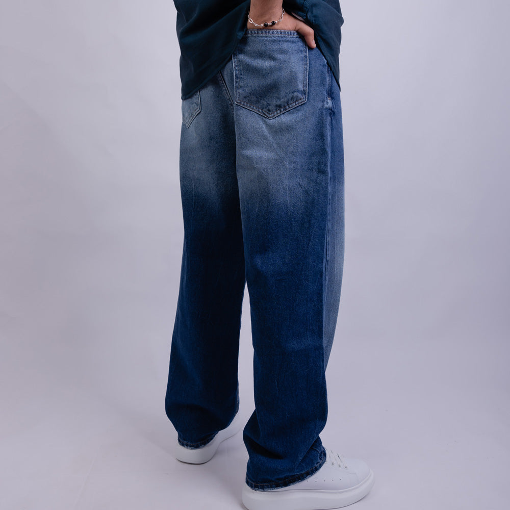 Wide Leg Denim Jeans - PB