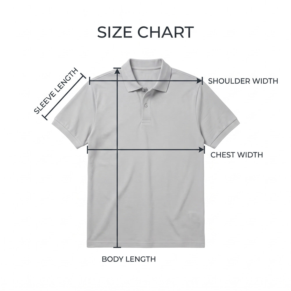Size Guide | Polo T-Shirts
