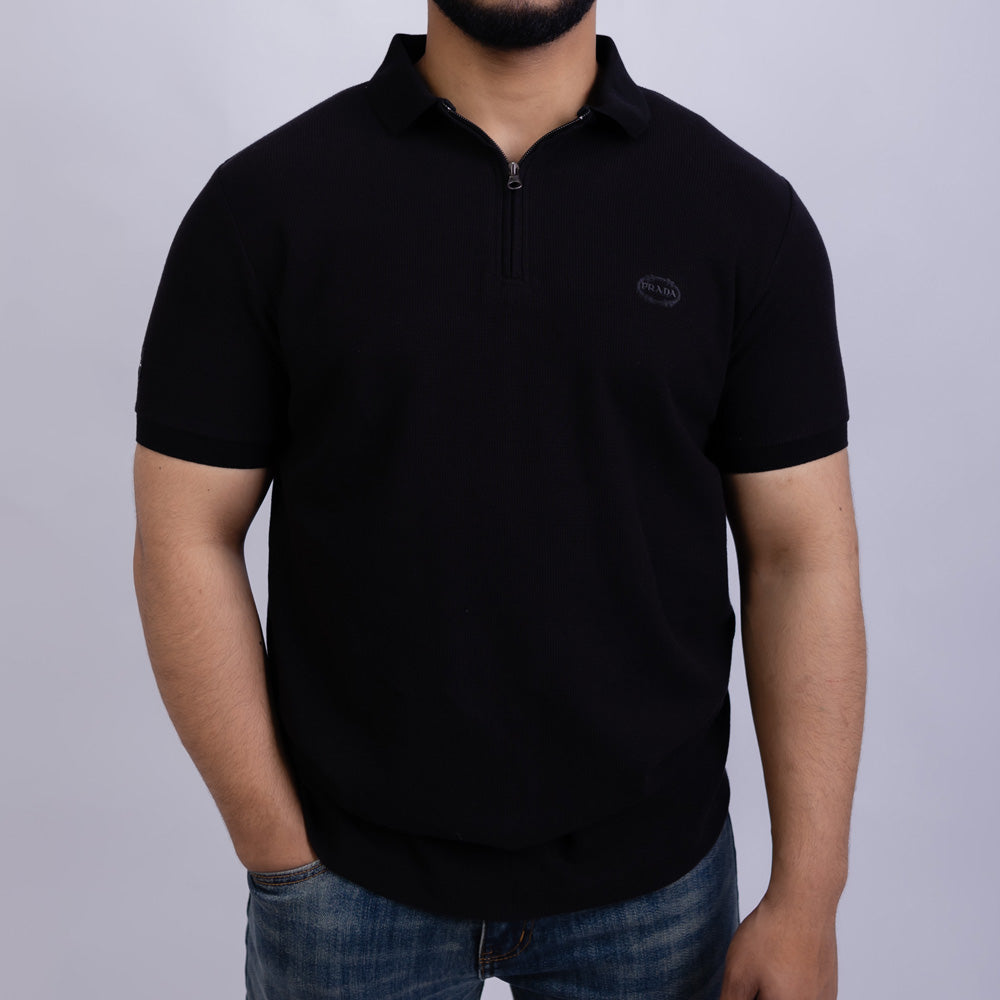Slim Fit Men's Cotton Polo T-Shirt