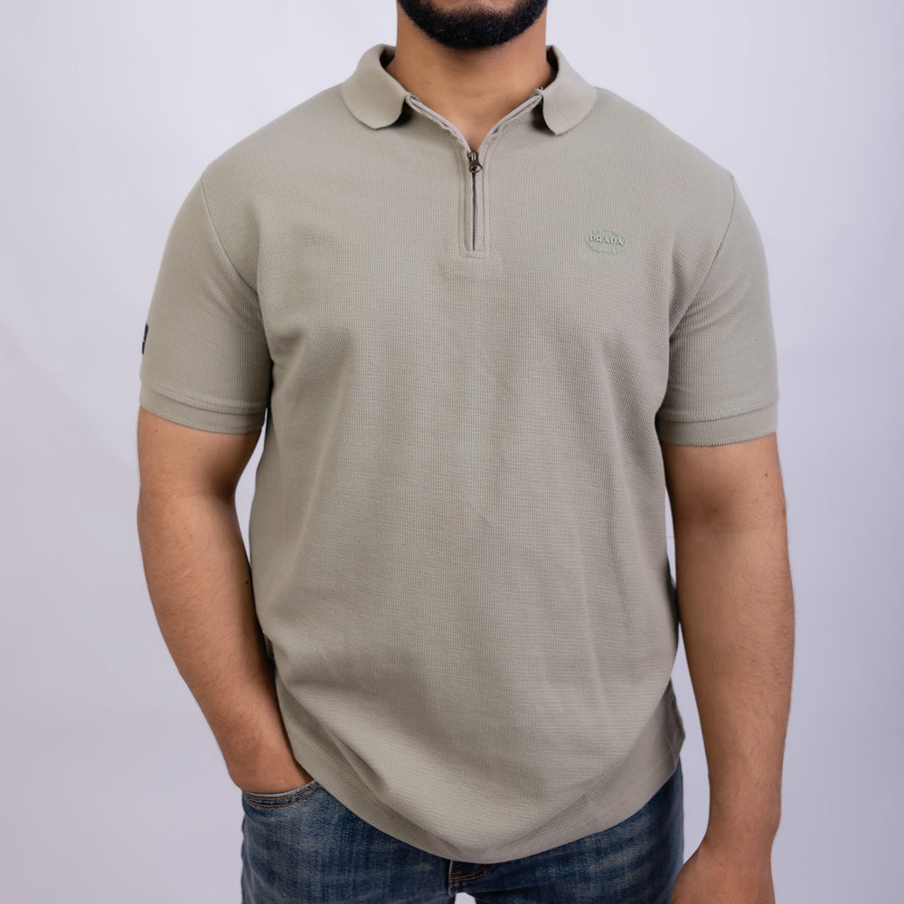 Slim Fit Men's Cotton Polo T-Shirt