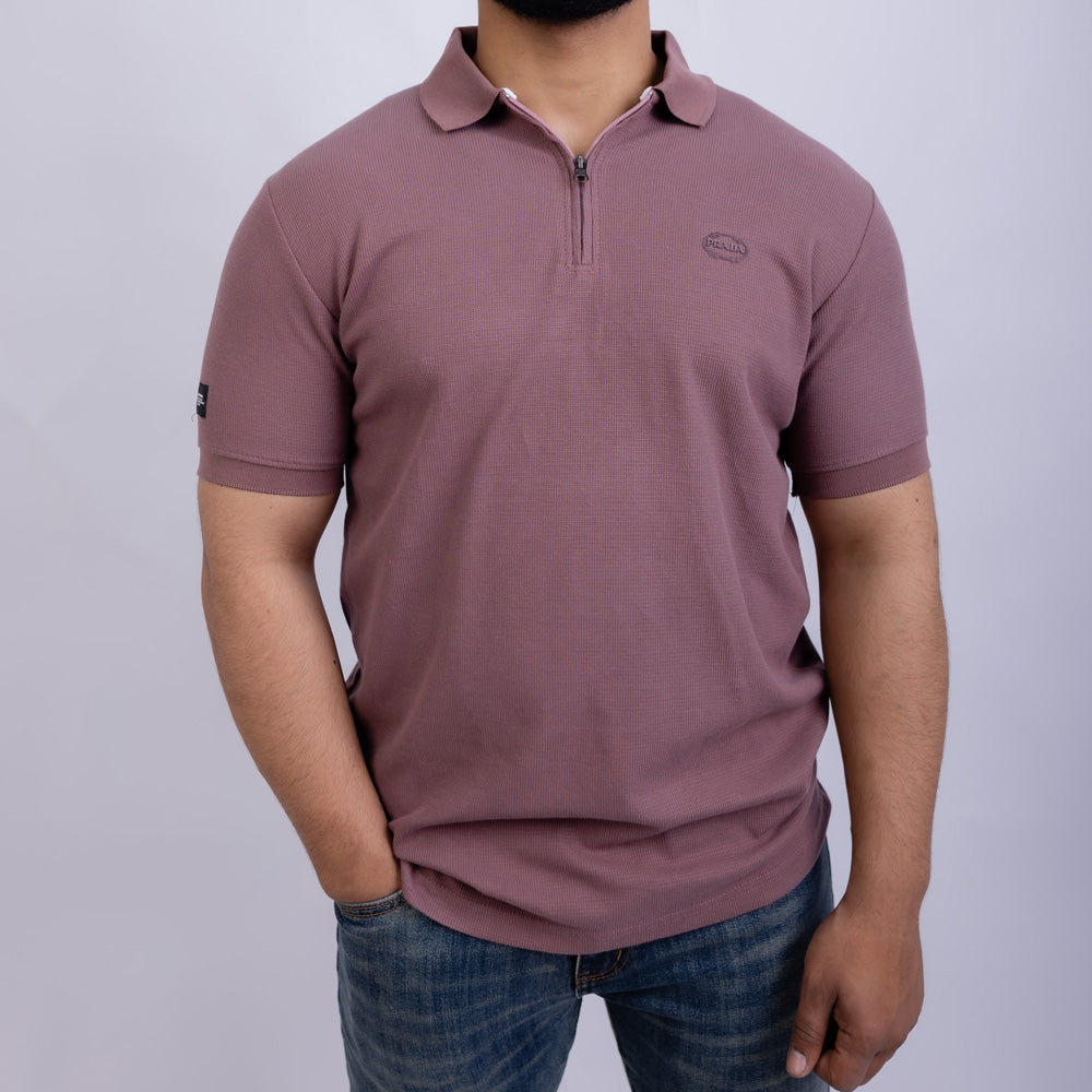 Slim Fit Men's Cotton Polo T-Shirt