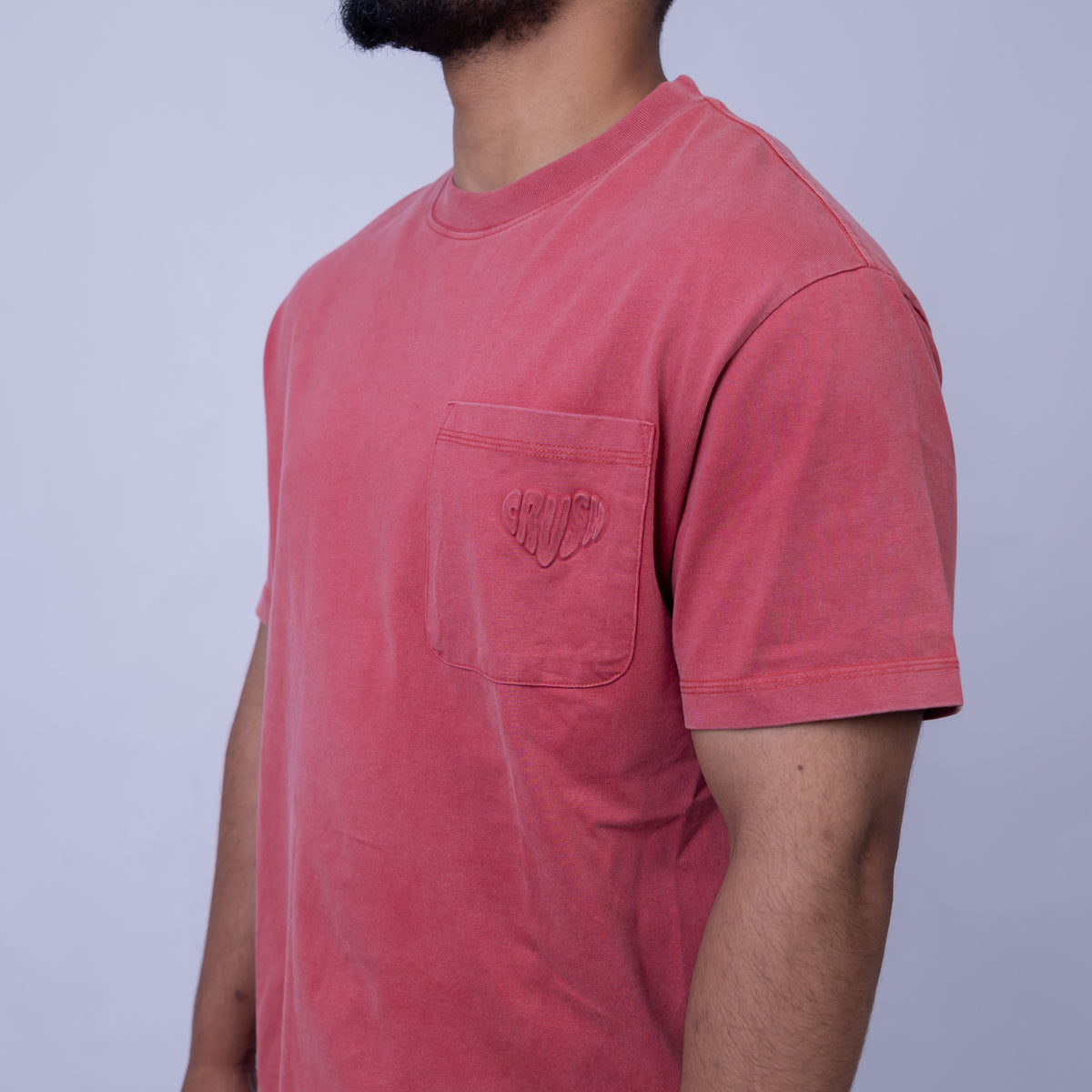 Giovane Relaxed Fit Men's Cotton Pocket Plain T-Shirt