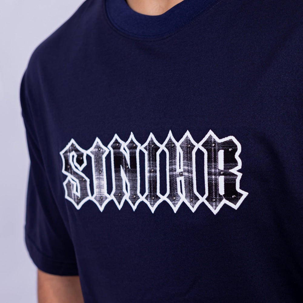 Oversized Cotton Graphic Print Round Neck T-Shirt for Men