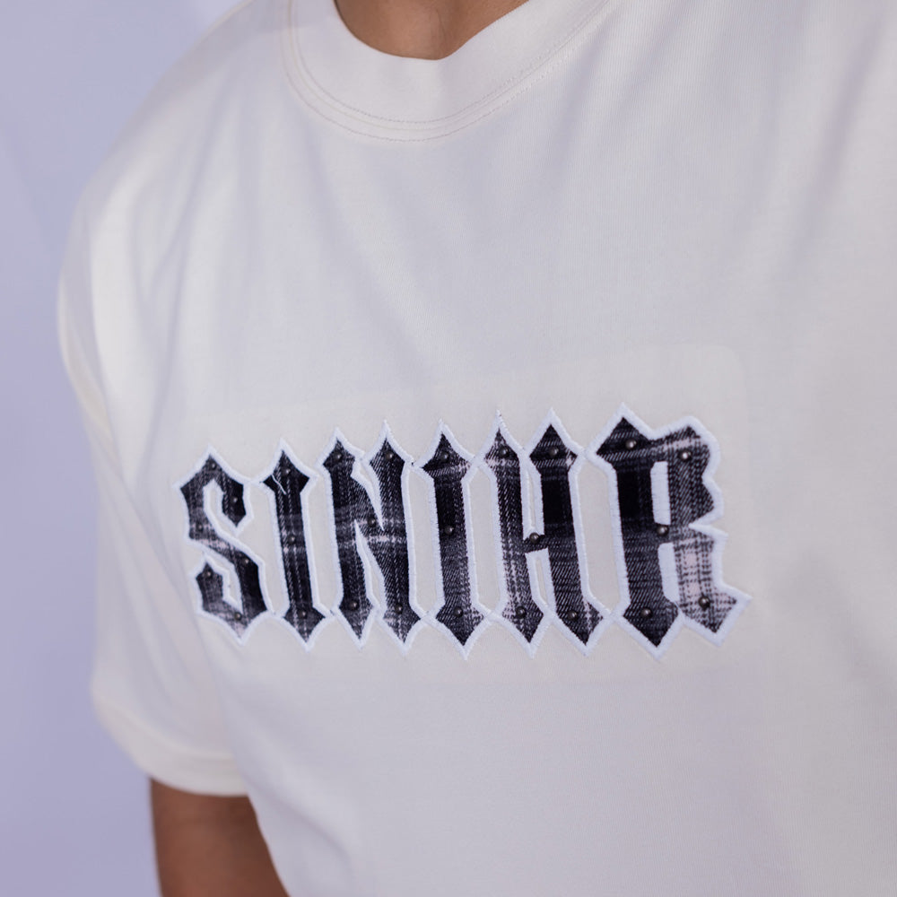 Oversized Cotton Graphic Print Round Neck T-Shirt for Men
