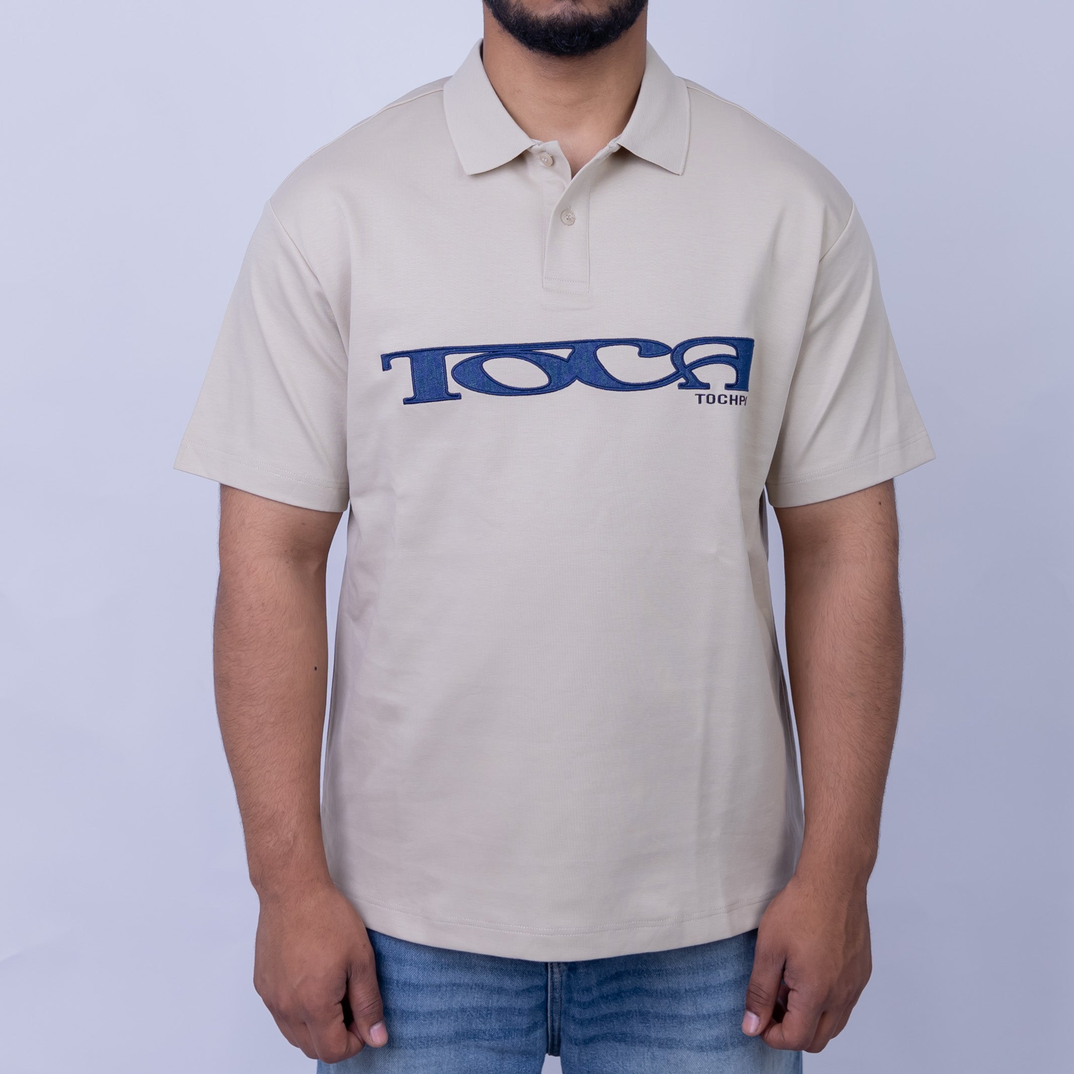 Giovane Men's Polo T-Shirt Relaxed Fit Cotton