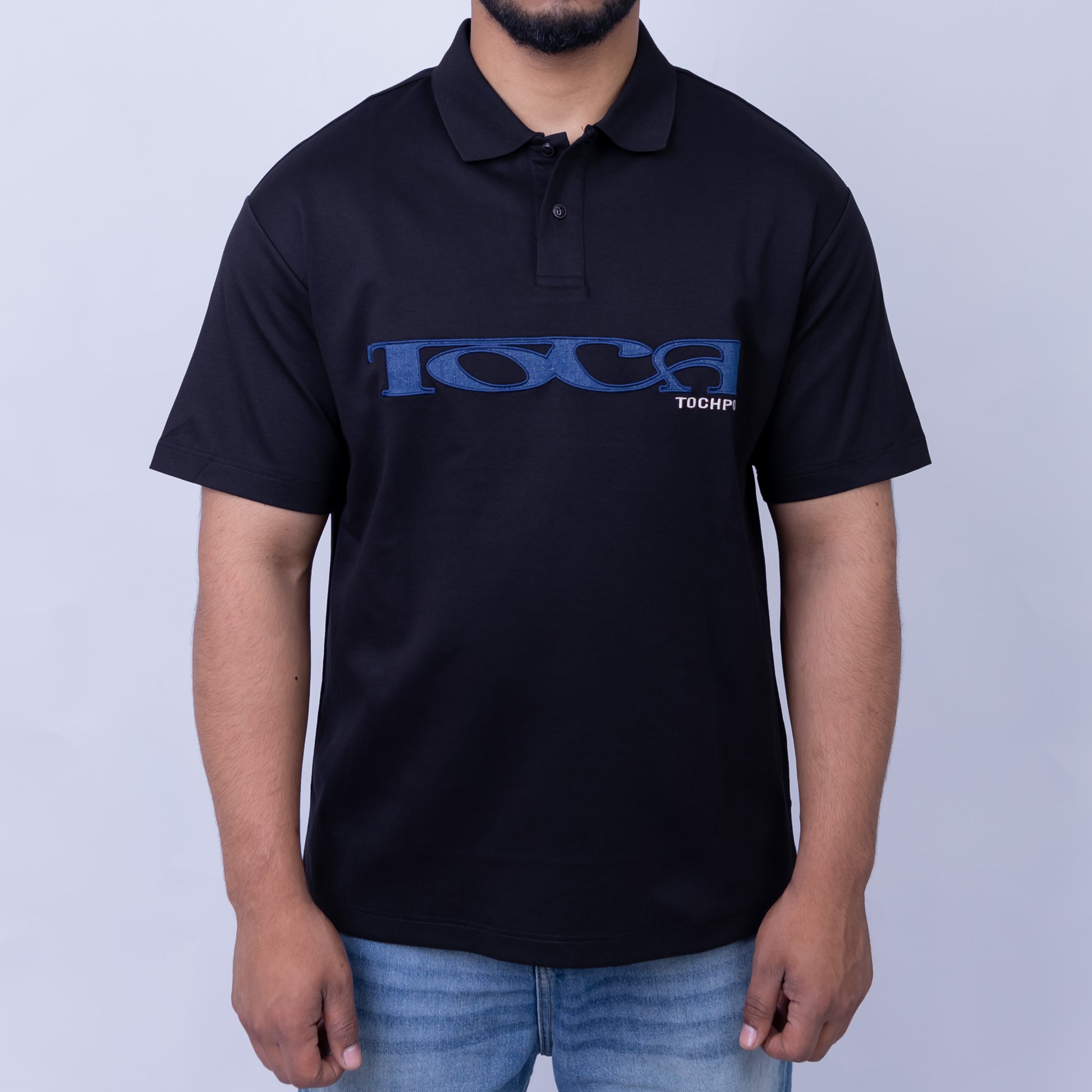 Giovane Men's Polo T-Shirt Relaxed Fit Cotton