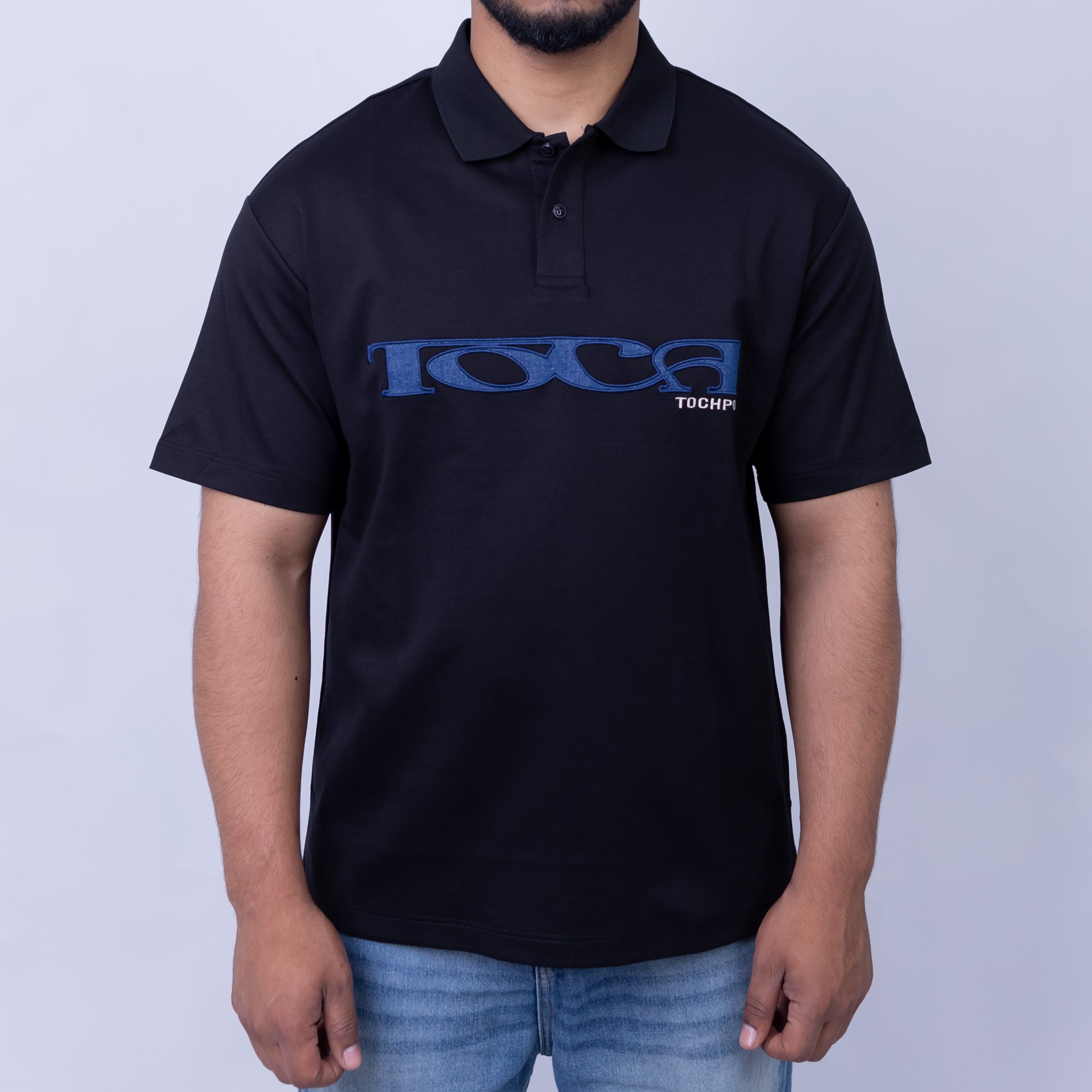 Giovane Men's Polo T-Shirt Relaxed Fit Cotton