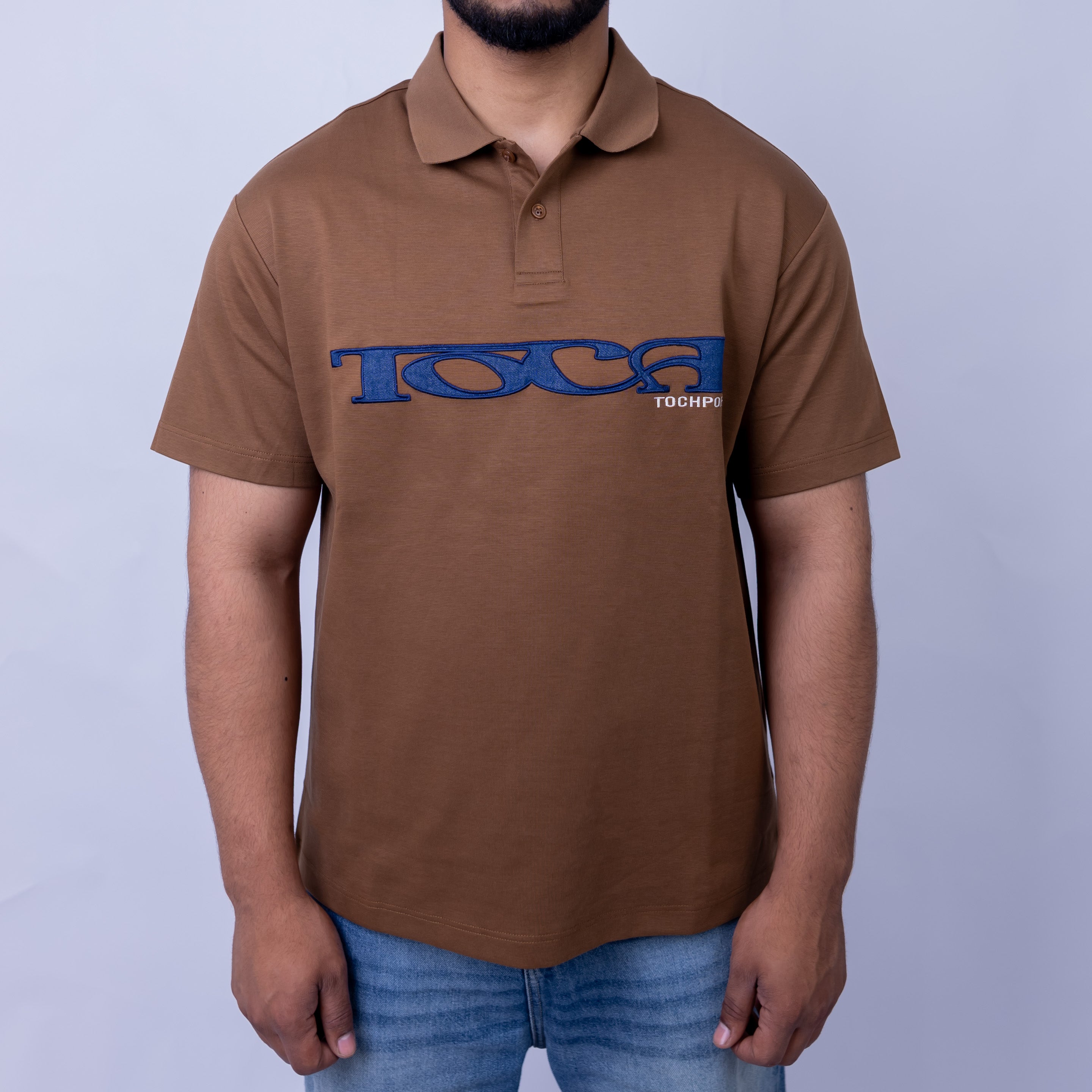 Giovane Men's Polo T-Shirt Relaxed Fit Cotton