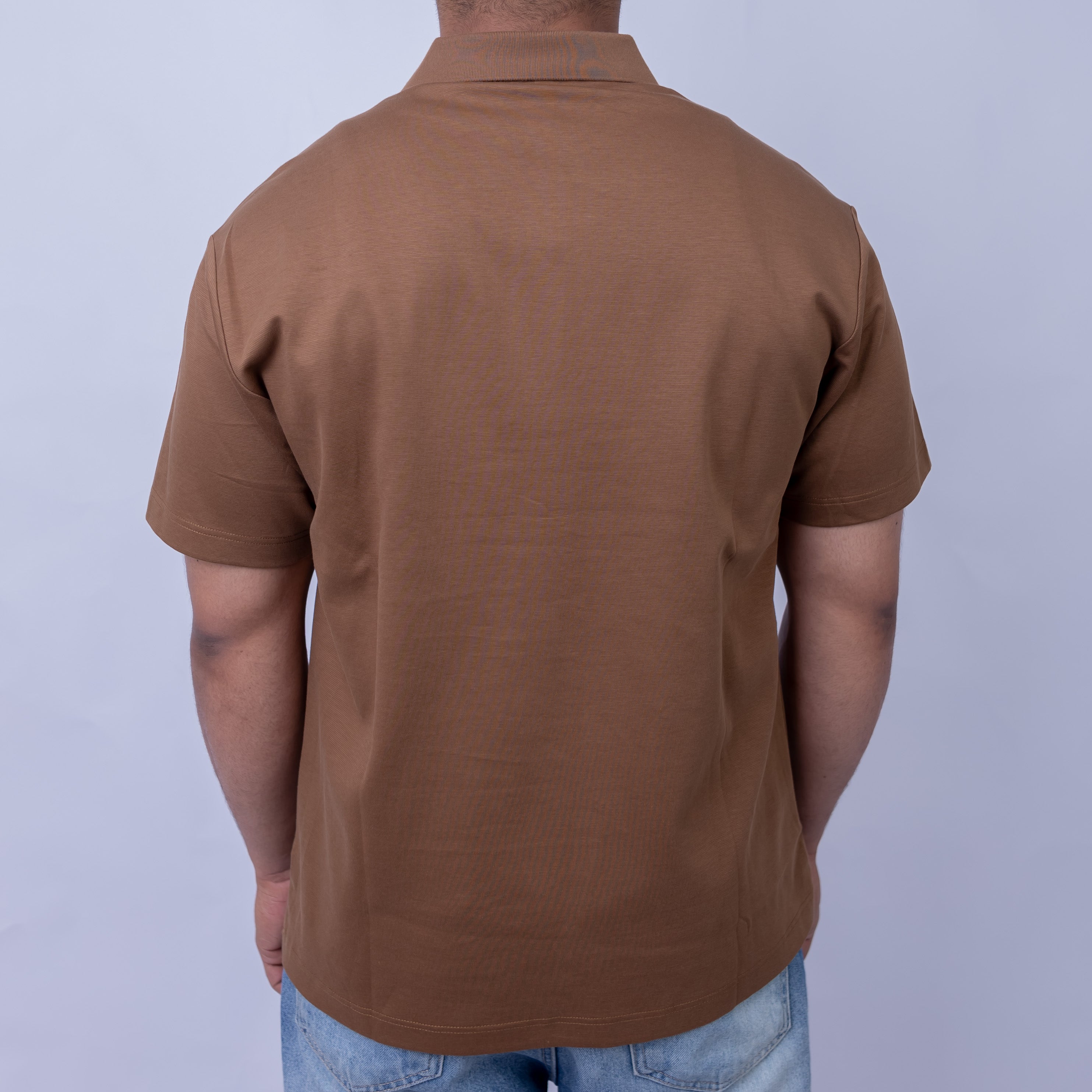 Giovane Men's Polo T-Shirt Relaxed Fit Cotton