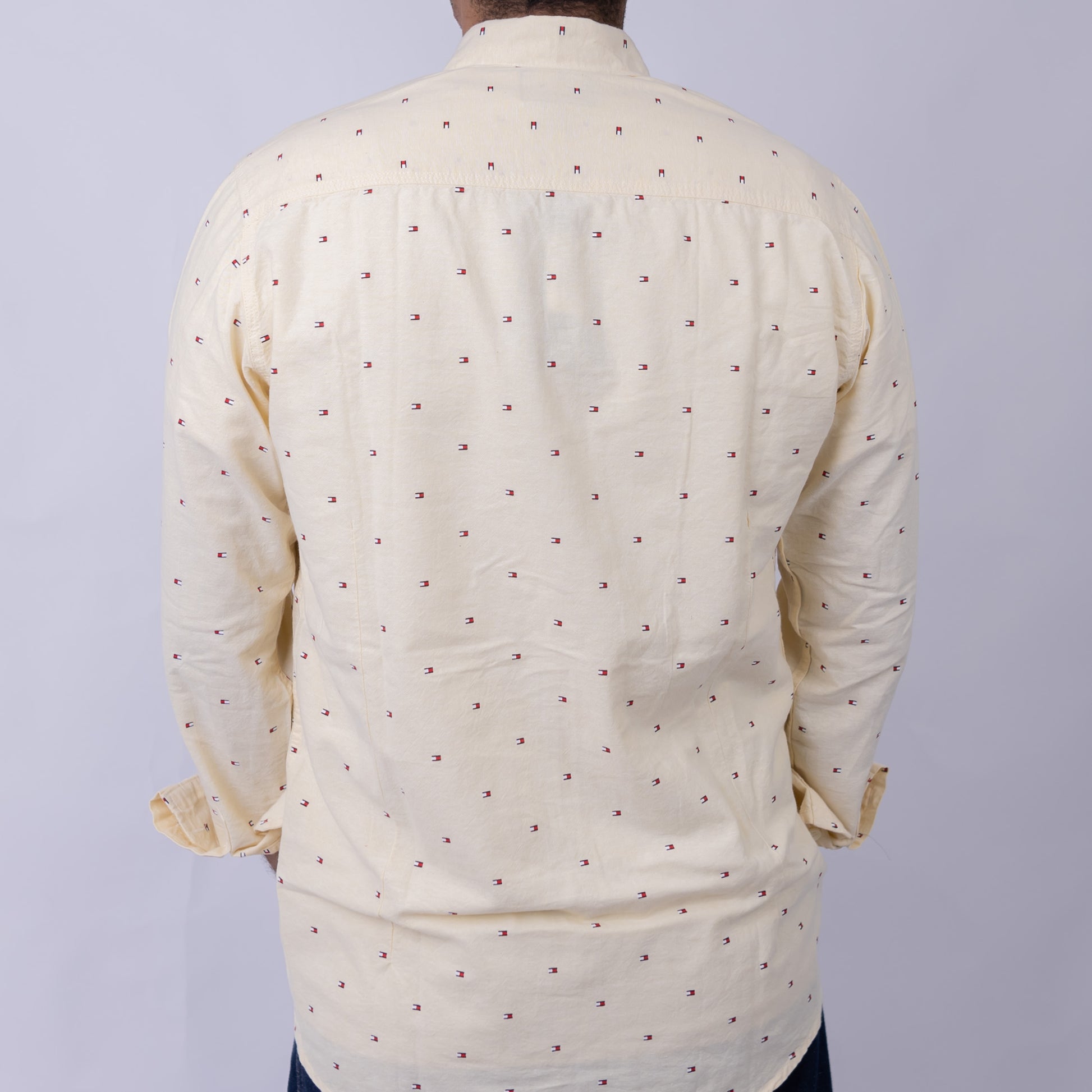 Regular Fit Oxford Long Sleeve Shirt for Men