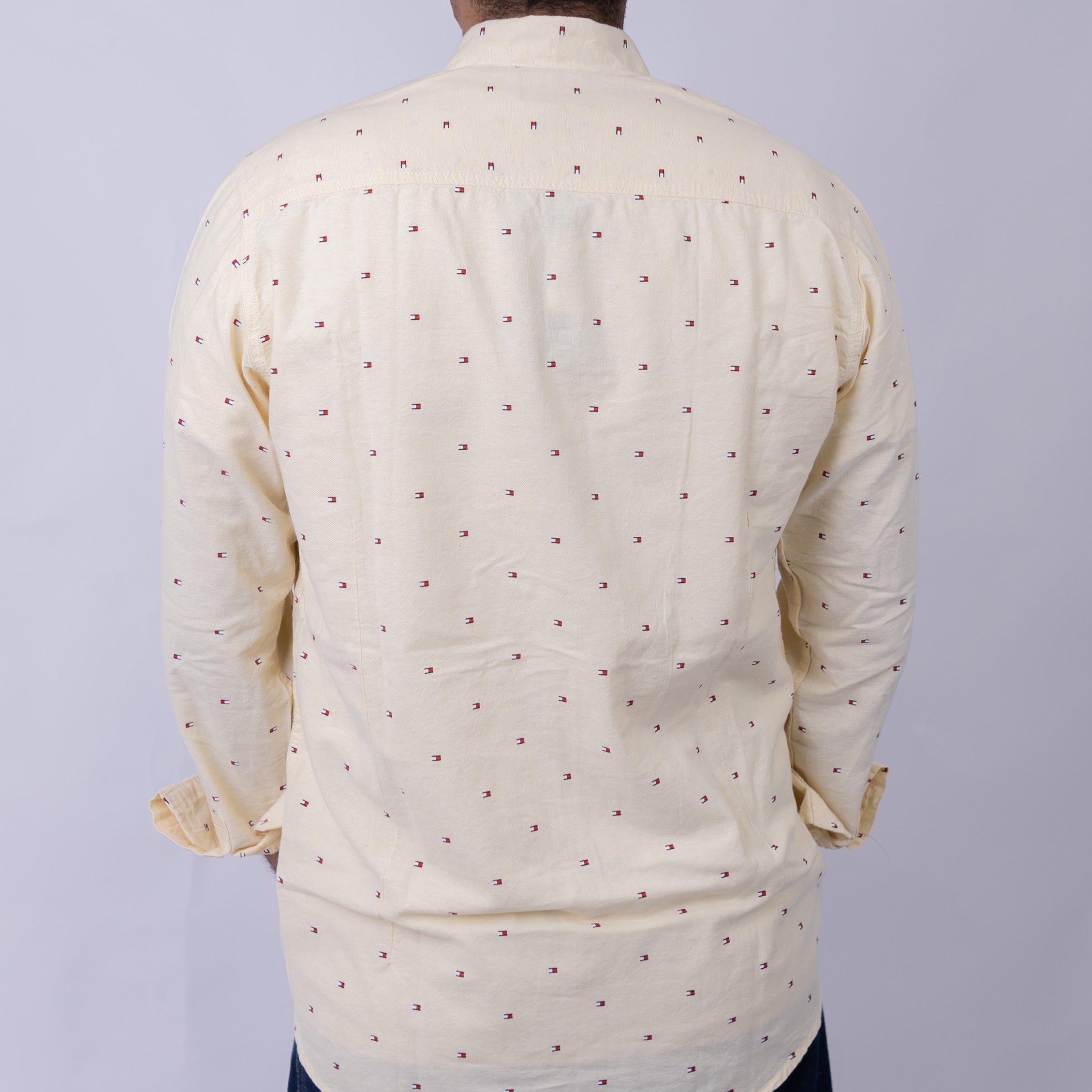 Regular Fit Oxford Long Sleeve Shirt for Men