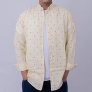 Regular Fit Oxford Long Sleeve Shirt for Men
