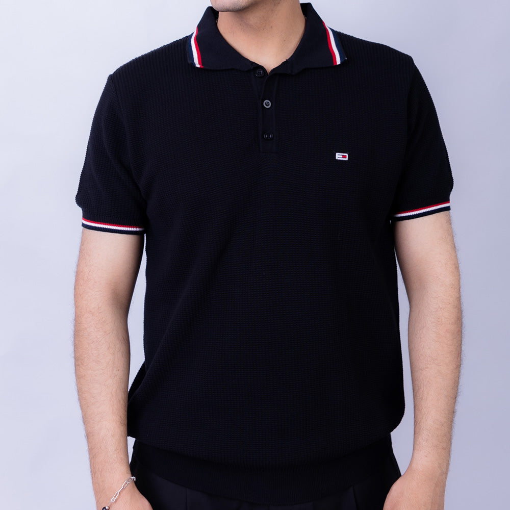 Polo T-Shirt Relaxed Fit Lightweight Knit