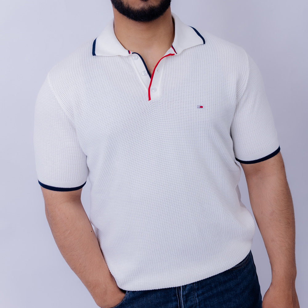 Polo T-Shirt Slim Fit Knit