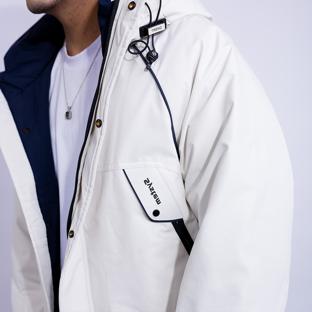 Relaxed Fit Waterproof Jacket for Men | Heavy Padded Multi-Pocket