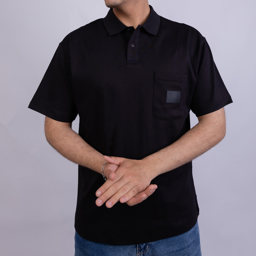 Relaxed Fit Men's Cotton Polo T-Shirt