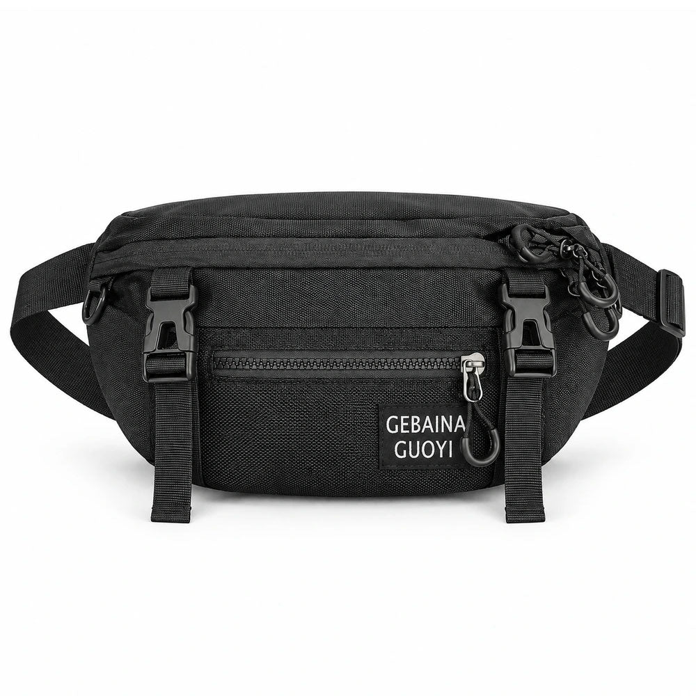 Utility Multi-Pocket Waist Bag for Men