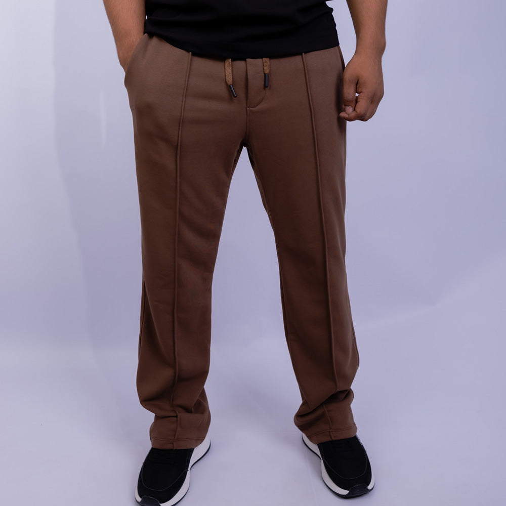 Wide Leg Cotton Drawstring Pants