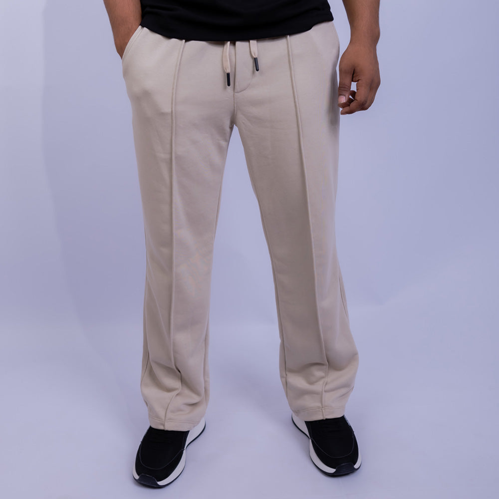 Wide Leg Cotton Drawstring Pants for Men