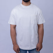 Giovane Relaxed Fit Men's Cotton Pocket Plain T-Shirt