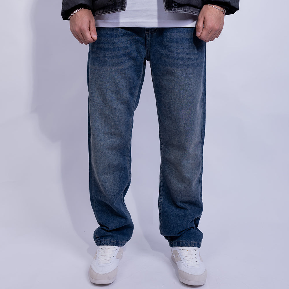 Wide Leg Comfort Denim Jeans - J