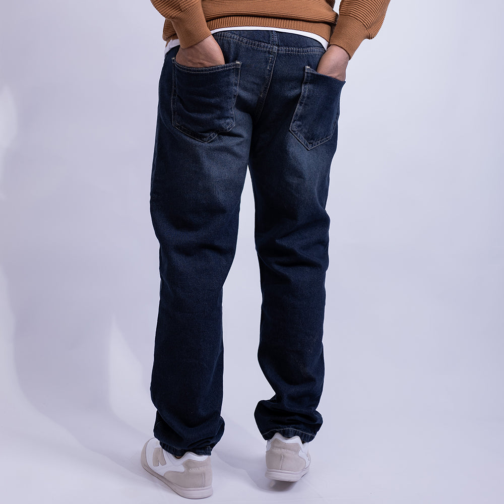 Wide Leg Comfort Denim Jeans - J