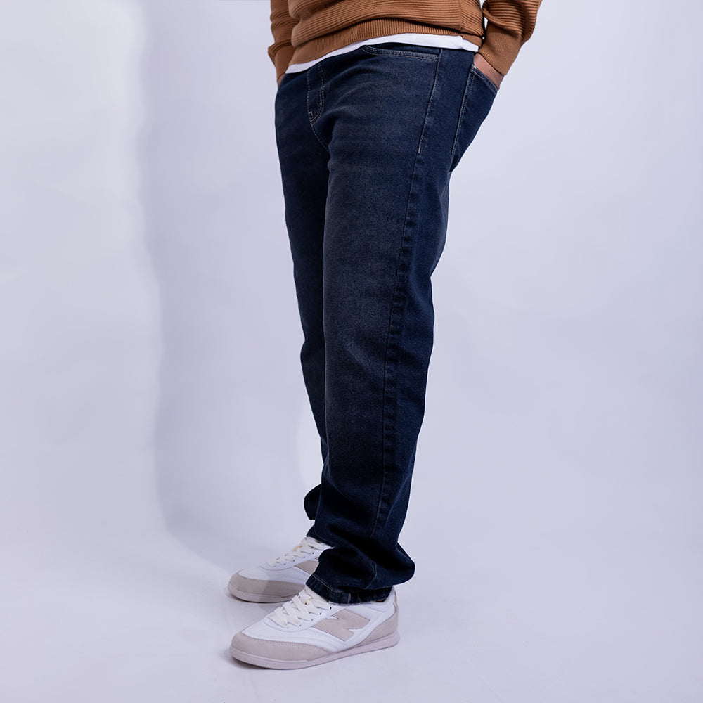 Wide Leg Comfort Denim Jeans - J