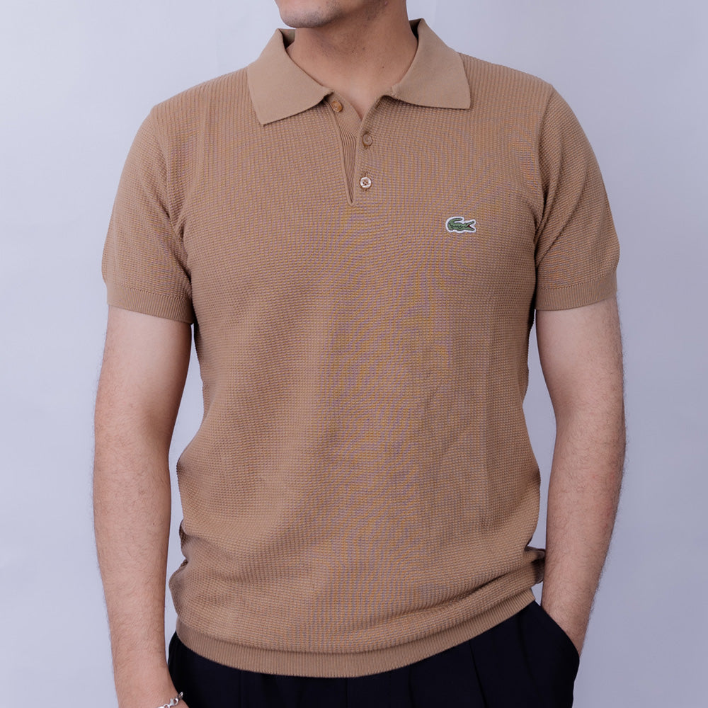 Polo T-Shirt Relaxed Fit Knit